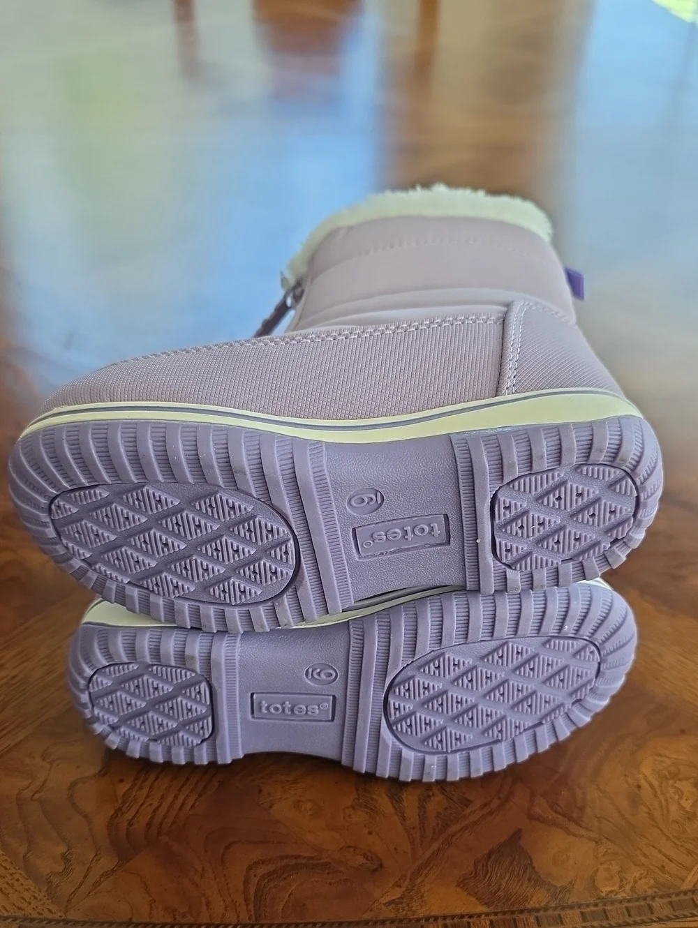 Totes Toddler Girls Zippy Waterproof Insulated Flat Heel Winter Boots LILAC 9T